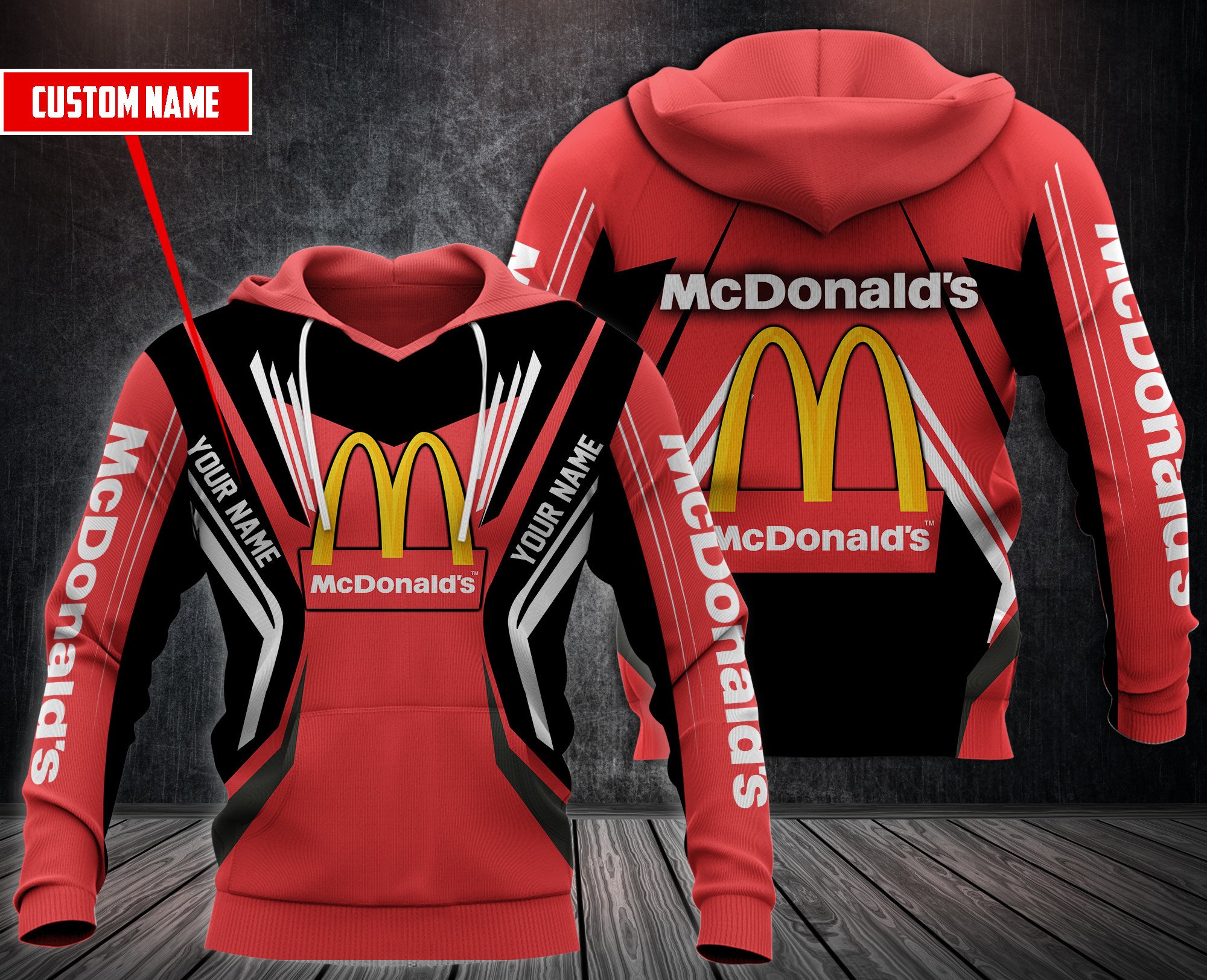 Custom all over hoodie best sale