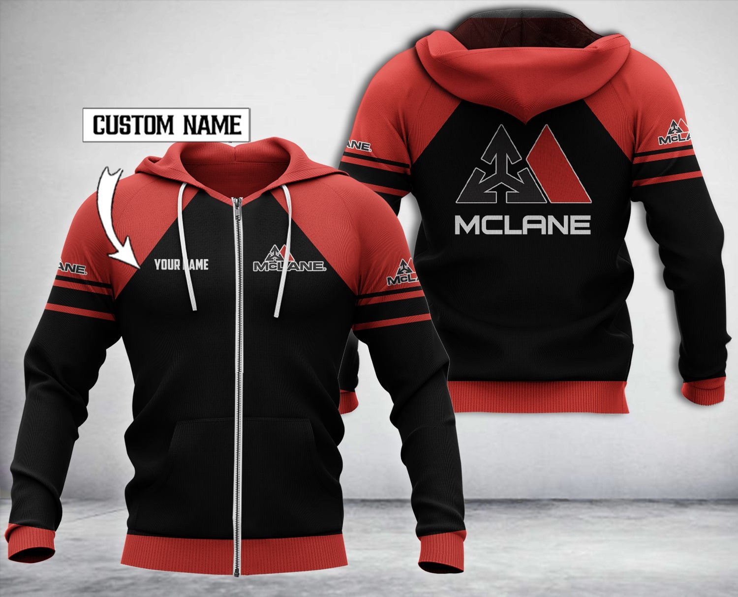 Personalized-Mclane-Black-Red-Custom-Hoodie-Zip-Hoodie-–-Limited-Edtion-2
