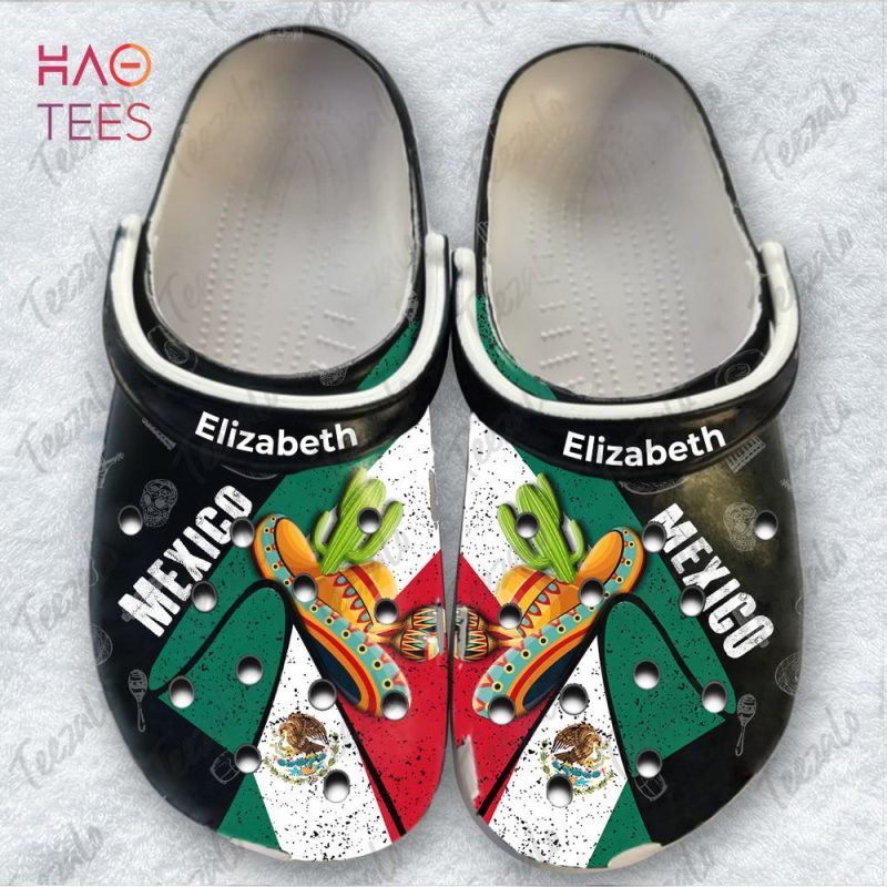 Personalized Mexico Flag Mexican Pride Crocs Shoes Personalized Mexico Flag Mexican Pride Crocs Shoes