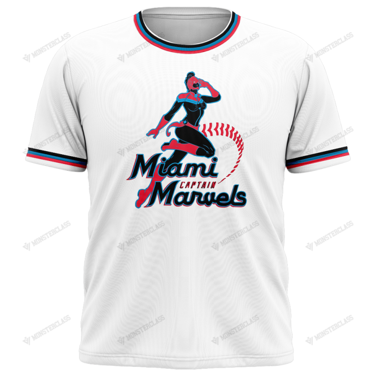 Personalized-Miami-Captain-Marvel-Custom-3D-Shirt-Hoodie-2