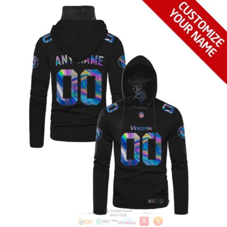 Personalized-Minnesota-Vikings-Black-Hologram-Nfl-Custom-3D-Hoodie-Mask-1