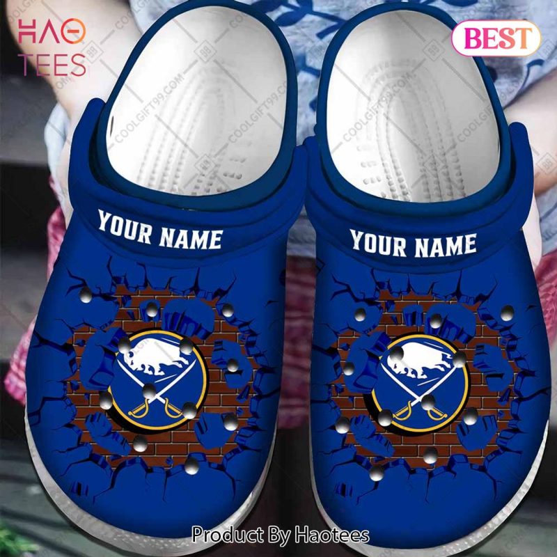 Personalized NHL Buffalo Sabres Broken Wall Crocs Personalized NHL Buffalo Sabres Broken Wall Crocs
