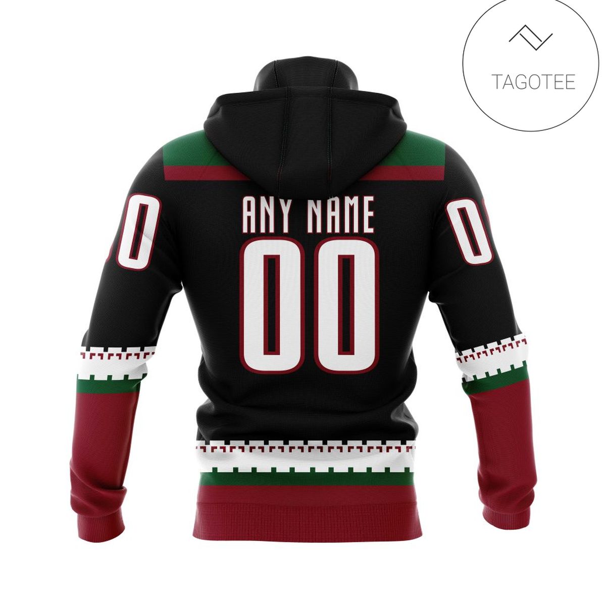 Personalized Name And Number Arizona Coyotes With 50 Years Anniversary Mask Hoodie Personalized Name And Number Arizona Coyotes With 50 Years Anniversary Mask Hoodie