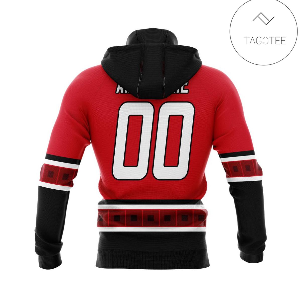 Personalized Name And Number Carolina Hurricanes With 50 Years Anniversary Mask Hoodie Personalized Name And Number Carolina Hurricanes With 50 Years Anniversary Mask Hoodie