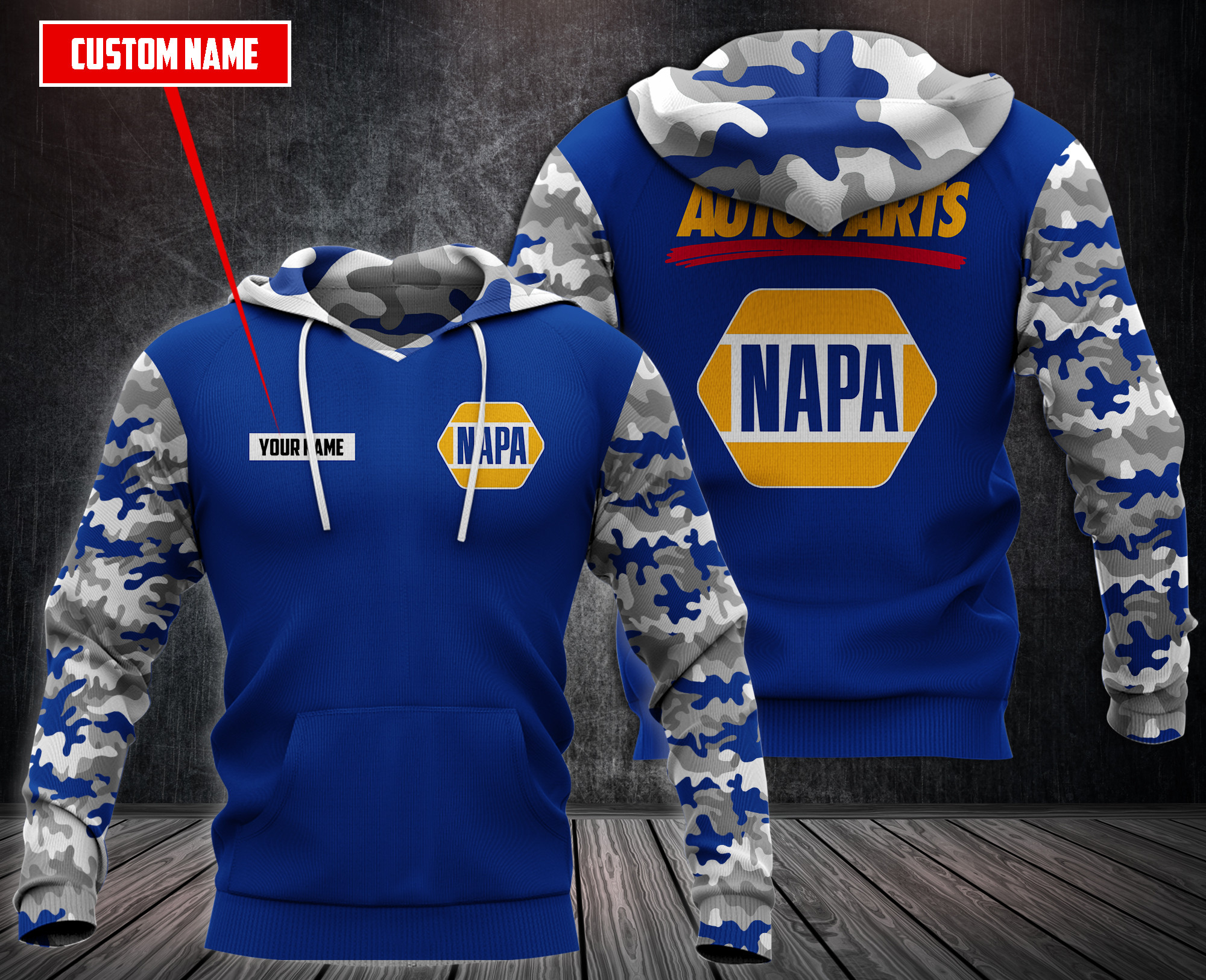 Personalized Napa Auto Parts 3D Fleece Hoodie Personalized Napa Auto Parts 3D Fleece Hoodie
