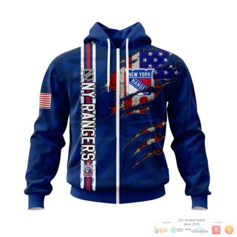 Personalized-New-York-Rangers-With-American-Flag-3D-Shirt-Hoodie-2