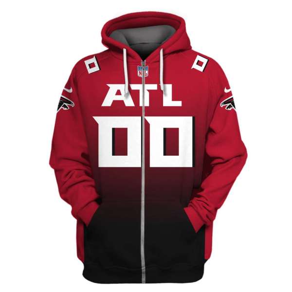 Personalized-Nfl-Atlanta-Falcons-Red-3D-Shirt-Hoodie-2-1