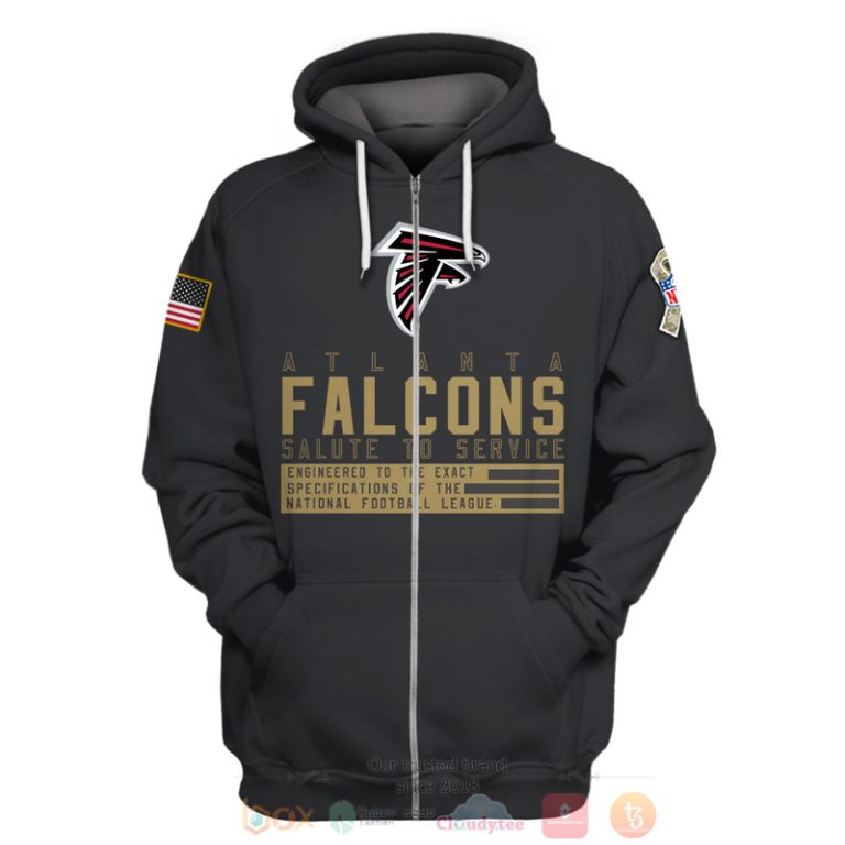 Personalized-Nfl-Atlanta-Falcons-Salute-To-Service-Black-3D-Hoodie-Shirt-2