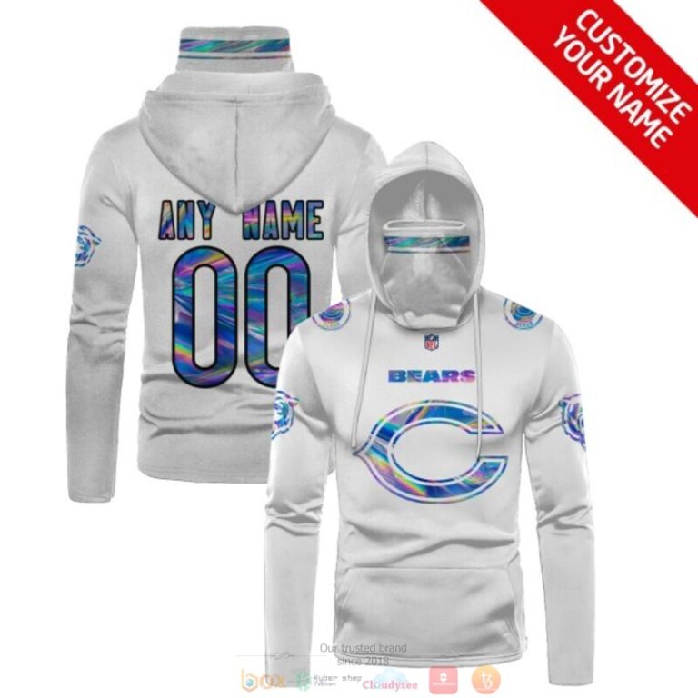 Personalized-Nfl-Chicago-Bears-White-Custom-3D-Hoodie-Mask-1