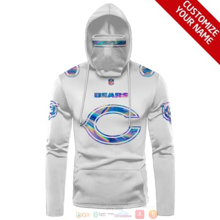 Personalized-Nfl-Chicago-Bears-White-Custom-3D-Hoodie-Mask-2