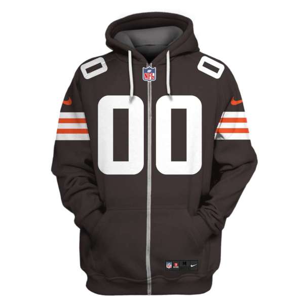 Personalized-Nfl-Cleveland-Browns-Dark-Brown-3D-Shirt-Hoodie-2