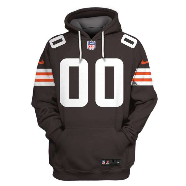 Personalized-Nfl-Cleveland-Browns-Dark-Brown-3D-Shirt-Hoodie-3