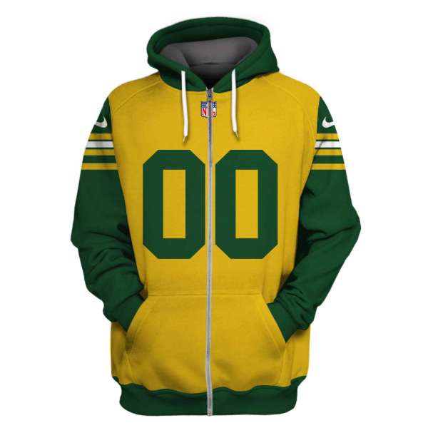 Personalized-Nfl-Green-Bay-Packers-Yellow-3D-Shirt-Hoodie-2
