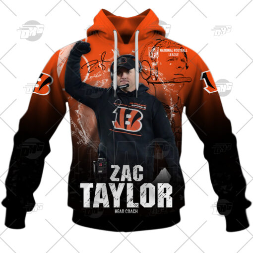 Personalized-Nfl-Head-Coach-Zac-Taylor-Cincinnati-Bengals-3D-Shirt-Hoodie-2