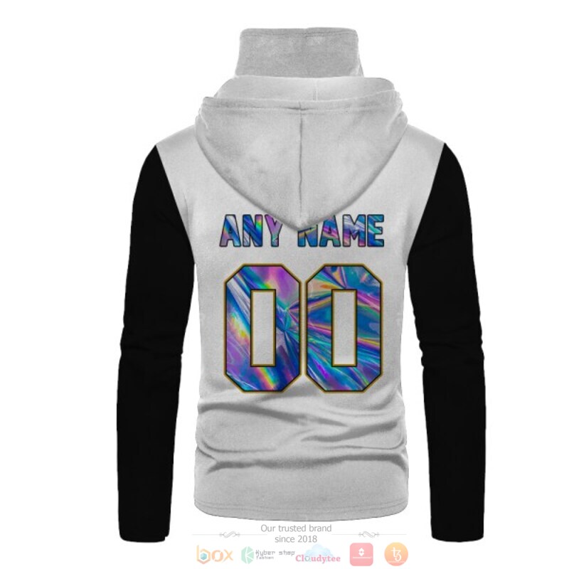 Personalized Nfl Jacksonville Jaguars White Black Custom 3D Hoodie Mask Personalized Nfl Jacksonville Jaguars White Black Custom 3D Hoodie Mask