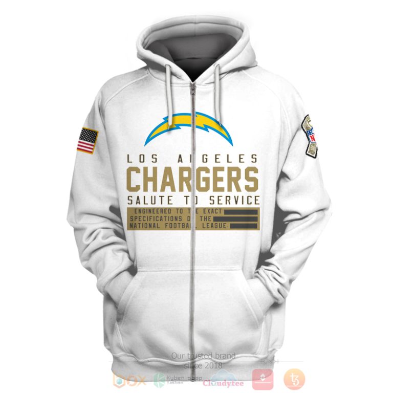 Personalized-Nfl-Los-Angeles-Chargers-Salute-To-Service-White-3D-Hoodie-Shirt-2