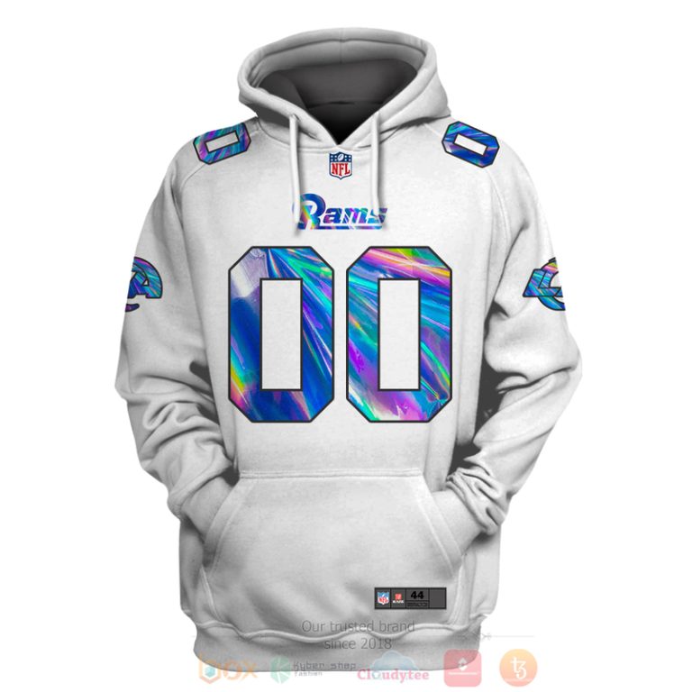 Personalized-Nfl-Los-Angeles-Rams-White-Hologram-Color-3D-Hoodie-Shirt-3