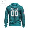 Personalized Nfl Miami Dolphins Name & Number With United States Flag Hoodie