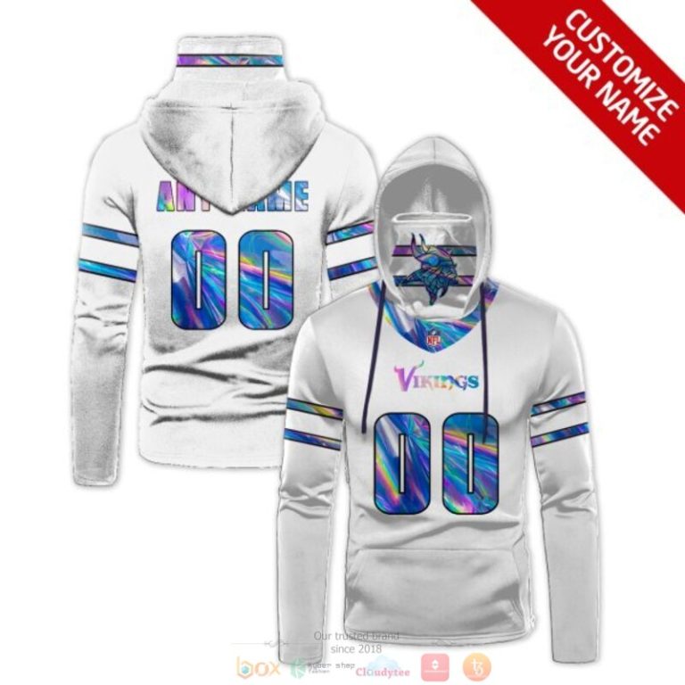 Personalized-Nfl-Minnesota-Vikings-White-Custom-3D-Hoodie-Mask-1