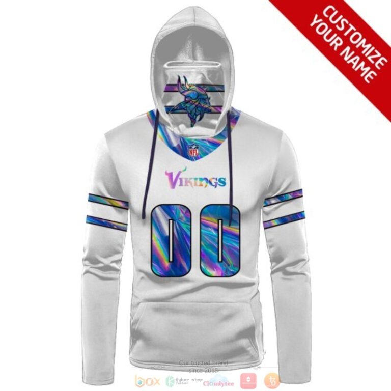 Personalized-Nfl-Minnesota-Vikings-White-Custom-3D-Hoodie-Mask-2