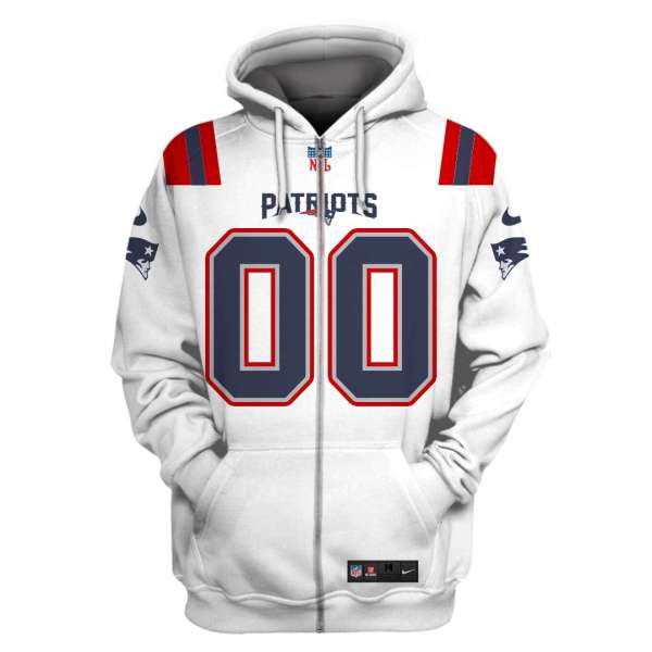 Personalized-Nfl-New-England-Patriots-White-3D-Shirt-Hoodie-2