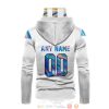 Personalized Nfl New York Jets White Custom 3D Hoodie Mask