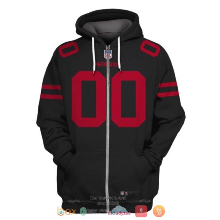 Personalized-Nfl-San-Francisco-49Ers-Black-Custom-3D-Shirt-Hoodie-2