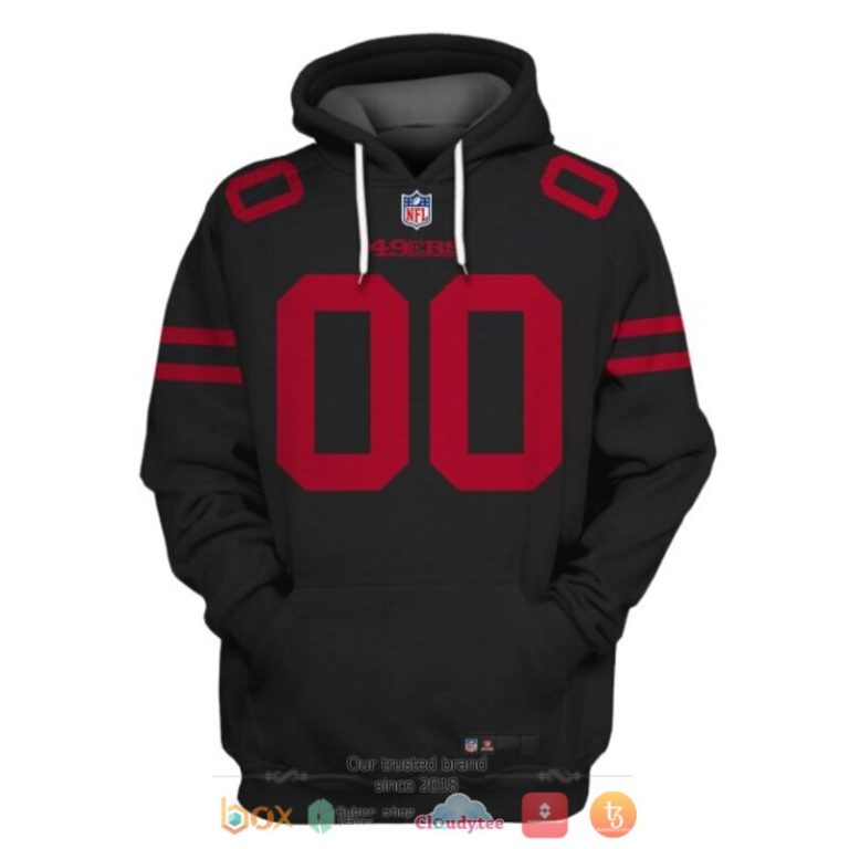 Personalized-Nfl-San-Francisco-49Ers-Black-Custom-3D-Shirt-Hoodie-3