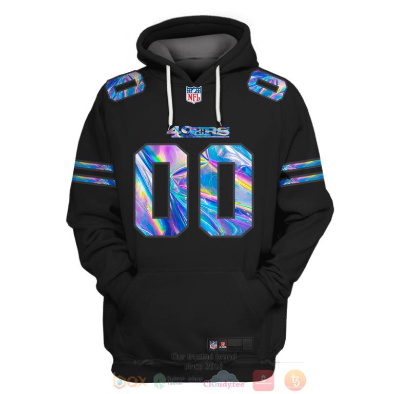 Personalized-Nfl-San-Francisco-49Ers-Football-Team-Black-Hologram-Color-3D-Hoodie-Shirt-3