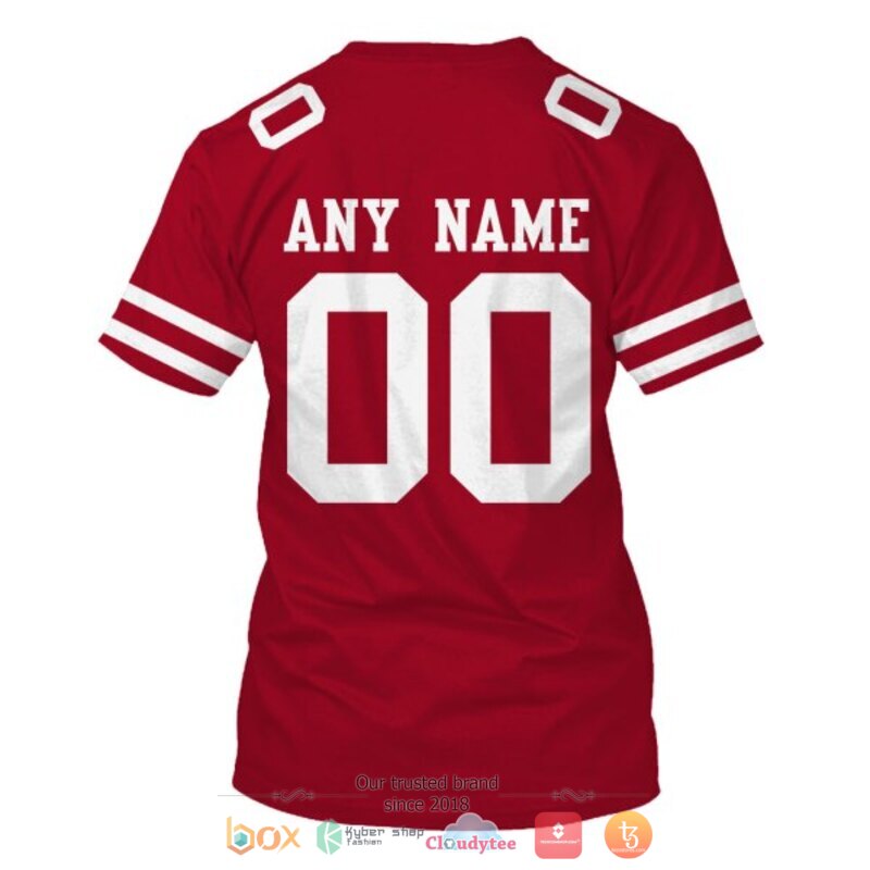 Personalized Nfl San Francisco 49Ers Red Custom 3D Shirt Personalized Nfl San Francisco 49Ers Red Custom 3D Shirt