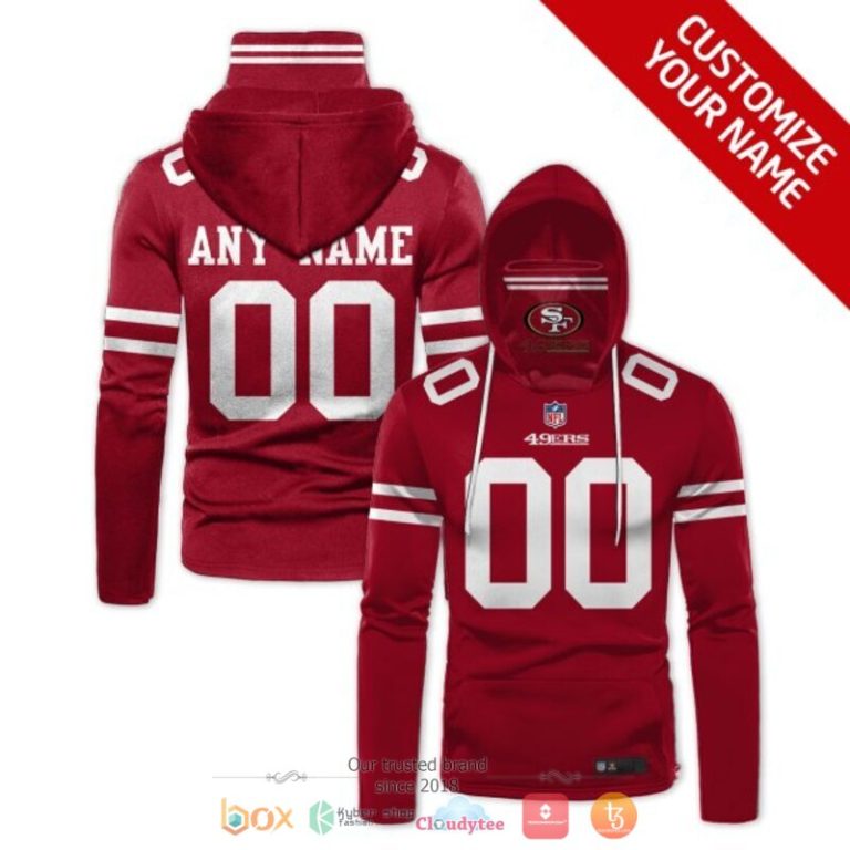 Personalized-Nfl-San-Francisco-49Ers-Red-Custom-Hoodie-Mask-1