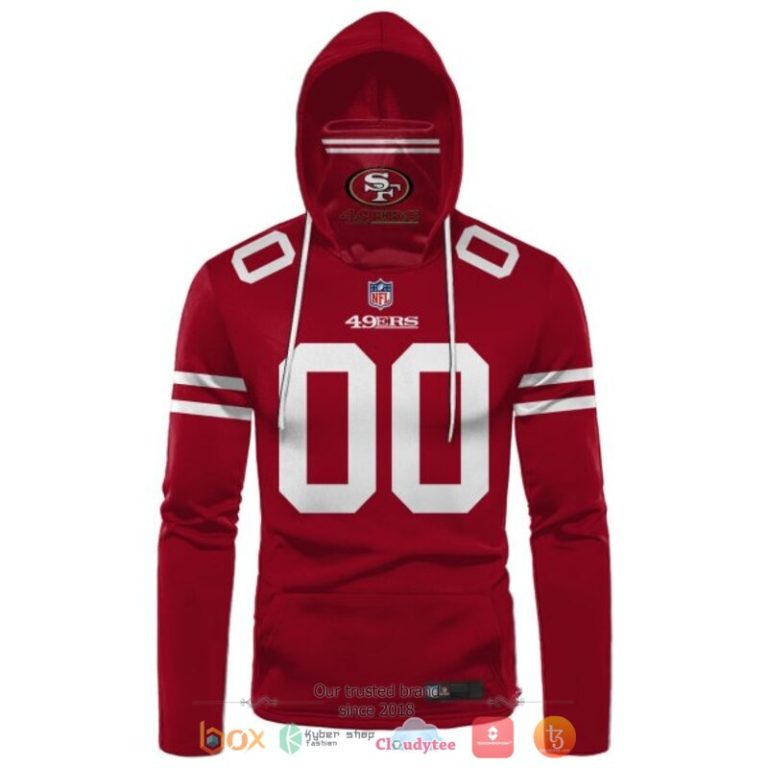 Personalized-Nfl-San-Francisco-49Ers-Red-Custom-Hoodie-Mask-2
