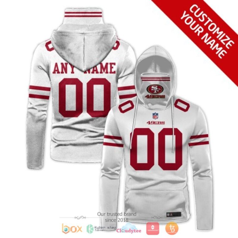 Personalized-Nfl-San-Francisco-49Ers-White-Custom-Hoodie-Mask-1