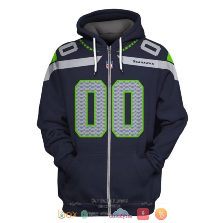 Personalized-Nfl-Seattle-Seahawks-Green-Black-Custom-3D-Shirt-Hoodie-2