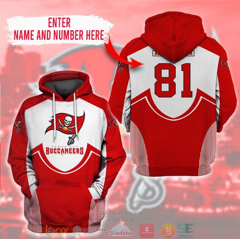 Personalized Nfl Tampa Bay Buccaneers Logo Custom 3D Hoodie Personalized Nfl Tampa Bay Buccaneers Logo Custom 3D Hoodie