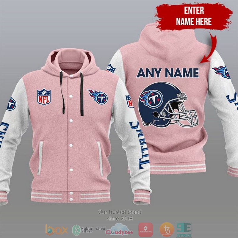 Personalized Nfl Titans Tennessee Titans Baseball Hoodie Jacket Personalized Nfl Titans Tennessee Titans Baseball Hoodie Jacket