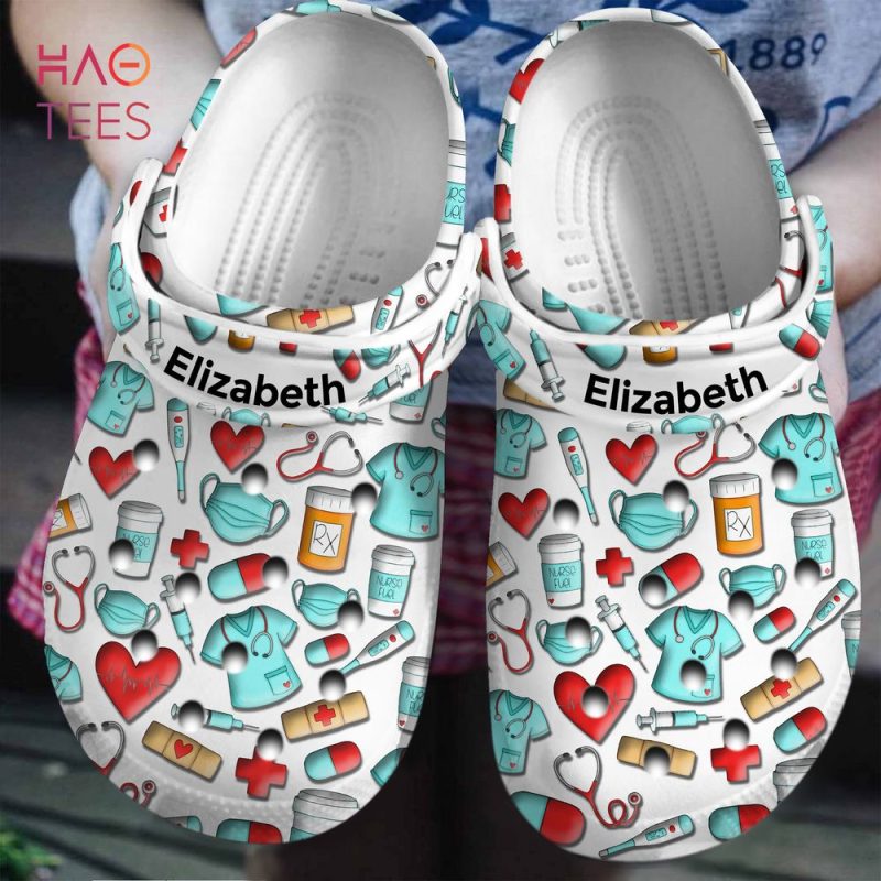 Personalized Nurse Clog Crocs Shoes Best Gifts For Nurses Hot Sale 2024