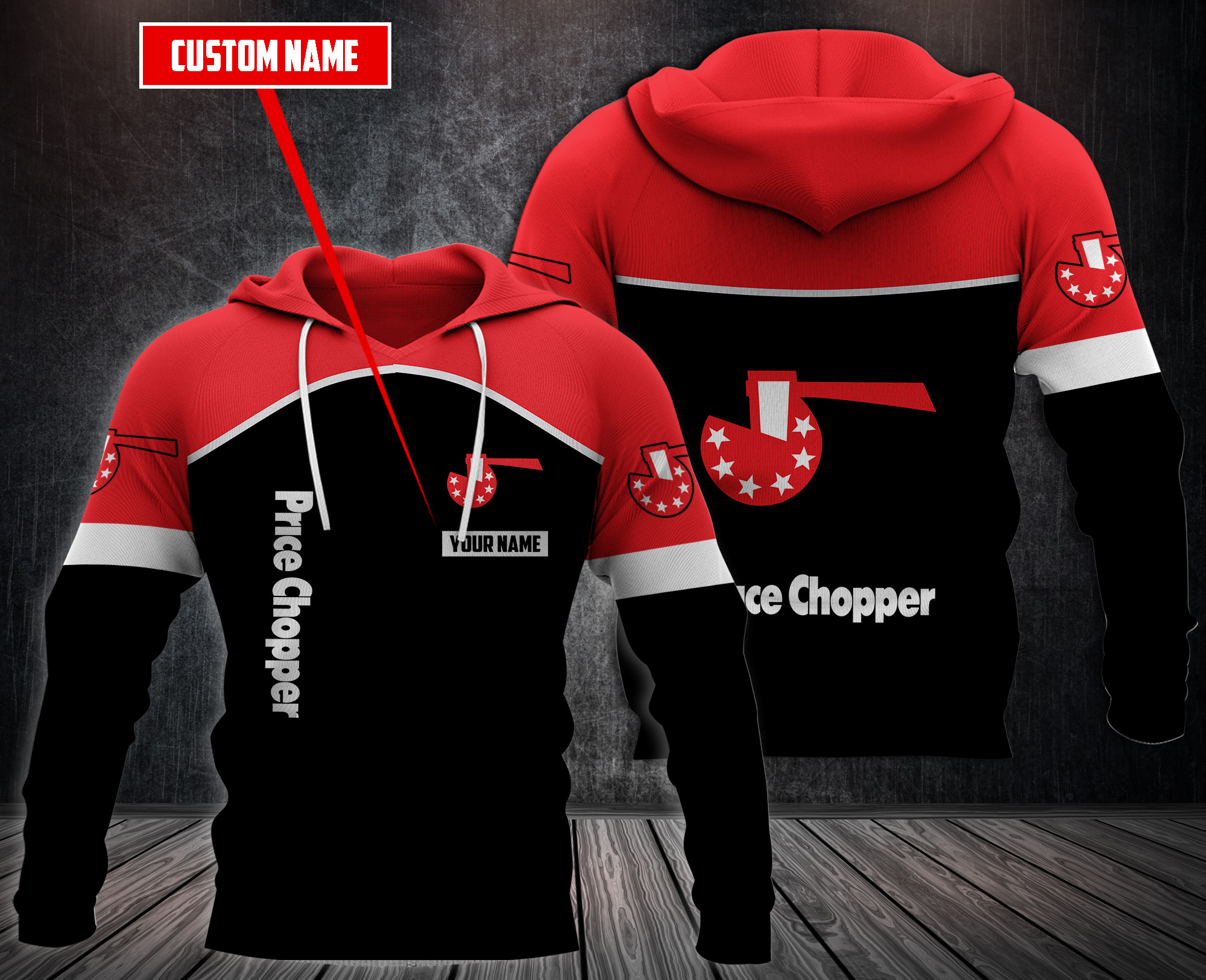 Personalized-Price-Chopper-Supermarkets-3D-Fleece-Hoodie-Hoodie-2