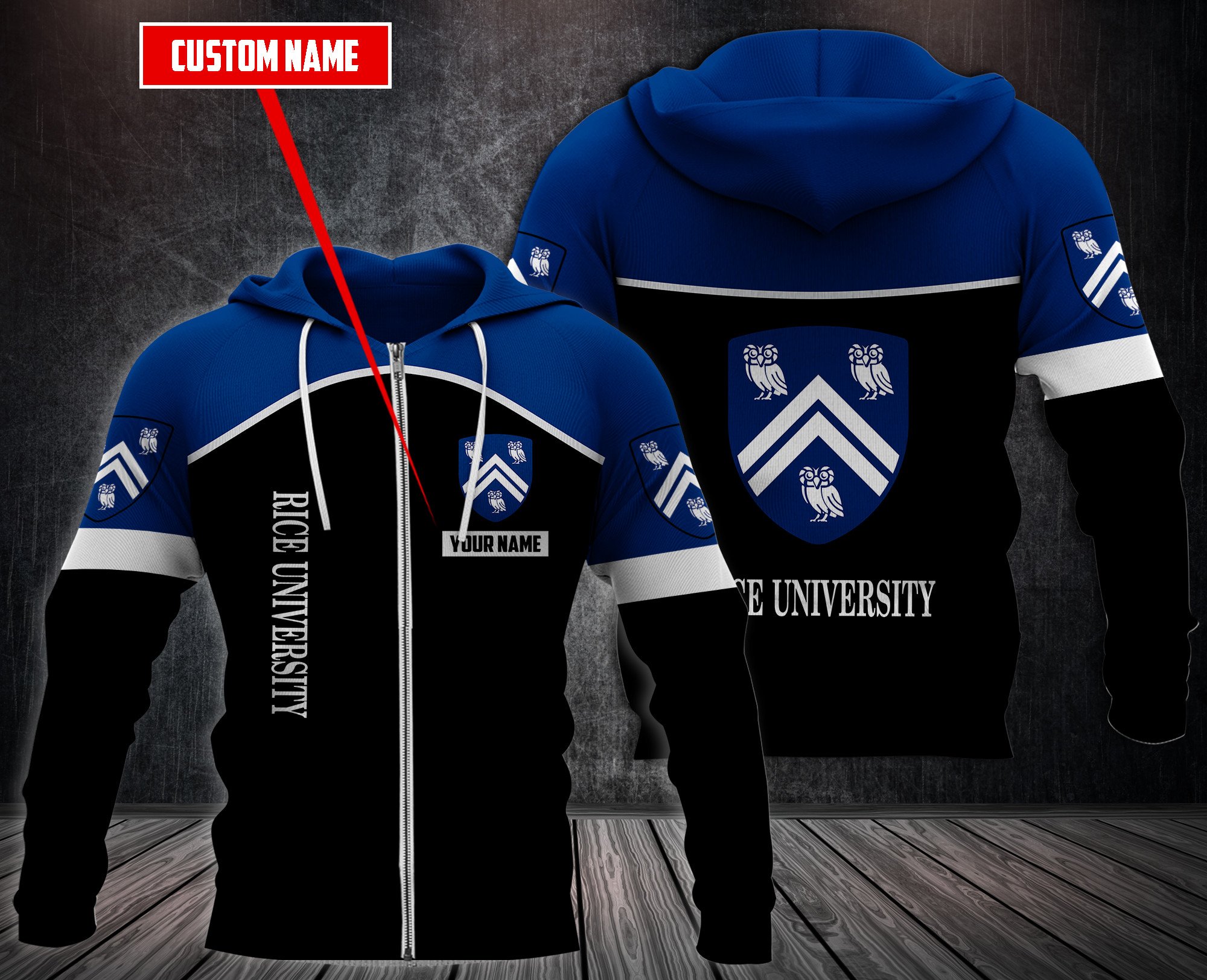 Personalized Rice University Custom Hoodie Personalized Rice University Custom Hoodie