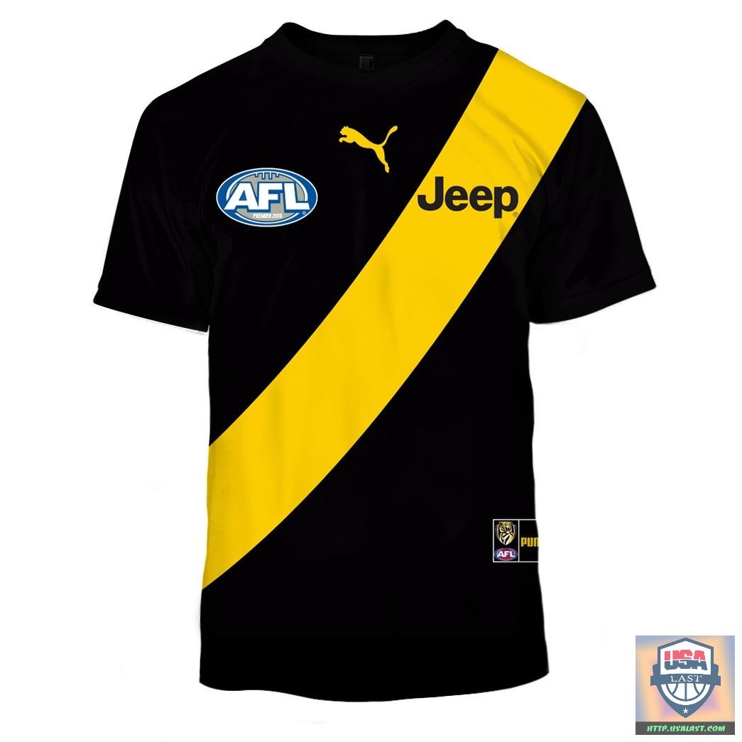 Personalized Richmond Football Club Tigers Afl Home Guernseys Hoodies Shirt Personalized Richmond Football Club Tigers Afl Home Guernseys Hoodies Shirt