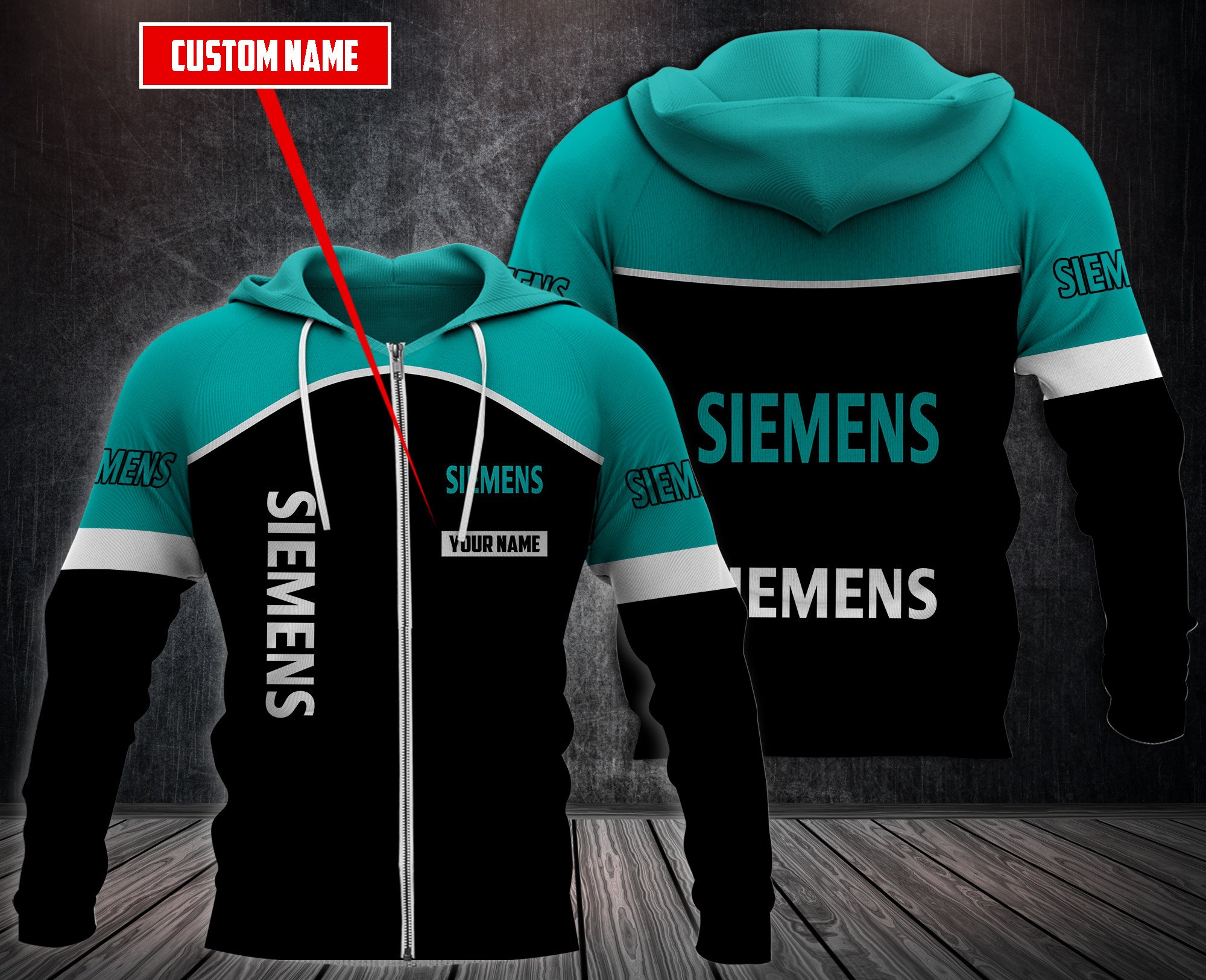 Personalized Siemens 3D Fleece Hoodie Personalized Siemens 3D Fleece Hoodie