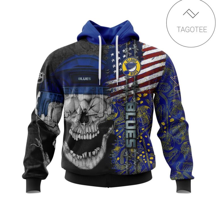 Personalized-St.-Louis-Blues-Skull-Hoodie-1