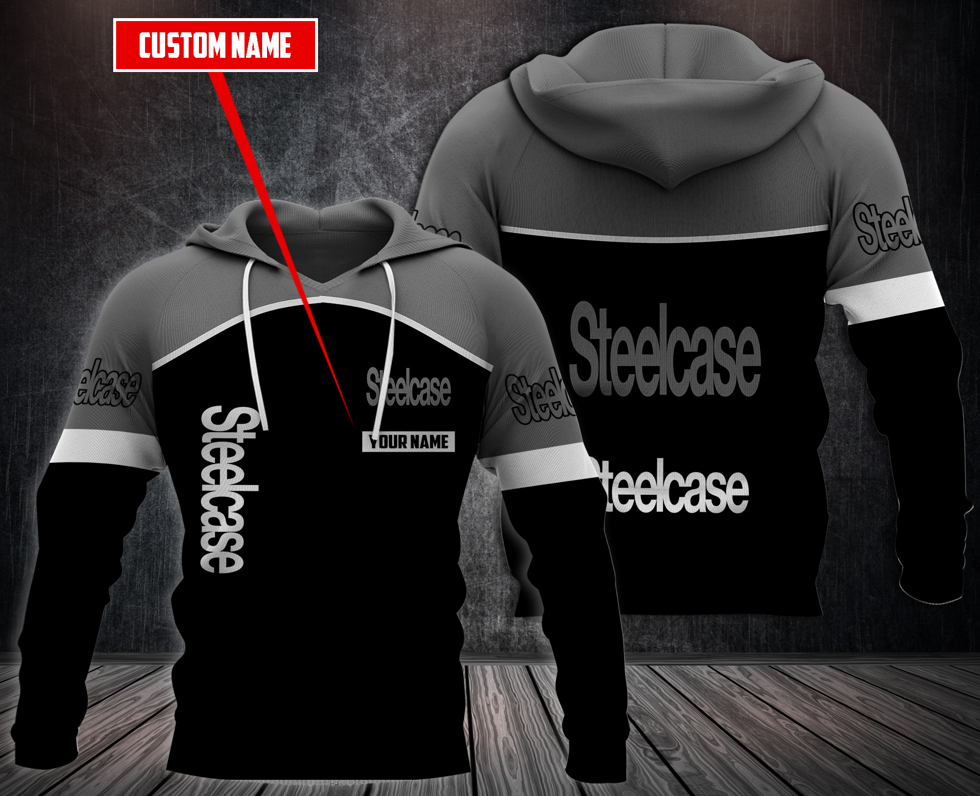 Personalized-Steelcase-3D-Fleece-Hoodie-Hoodie-2