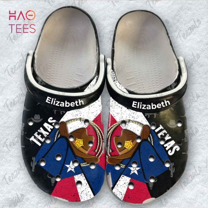 Personalized Texas Flag Texan Pride Crocs Shoes Personalized Texas Flag Texan Pride Crocs Shoes
