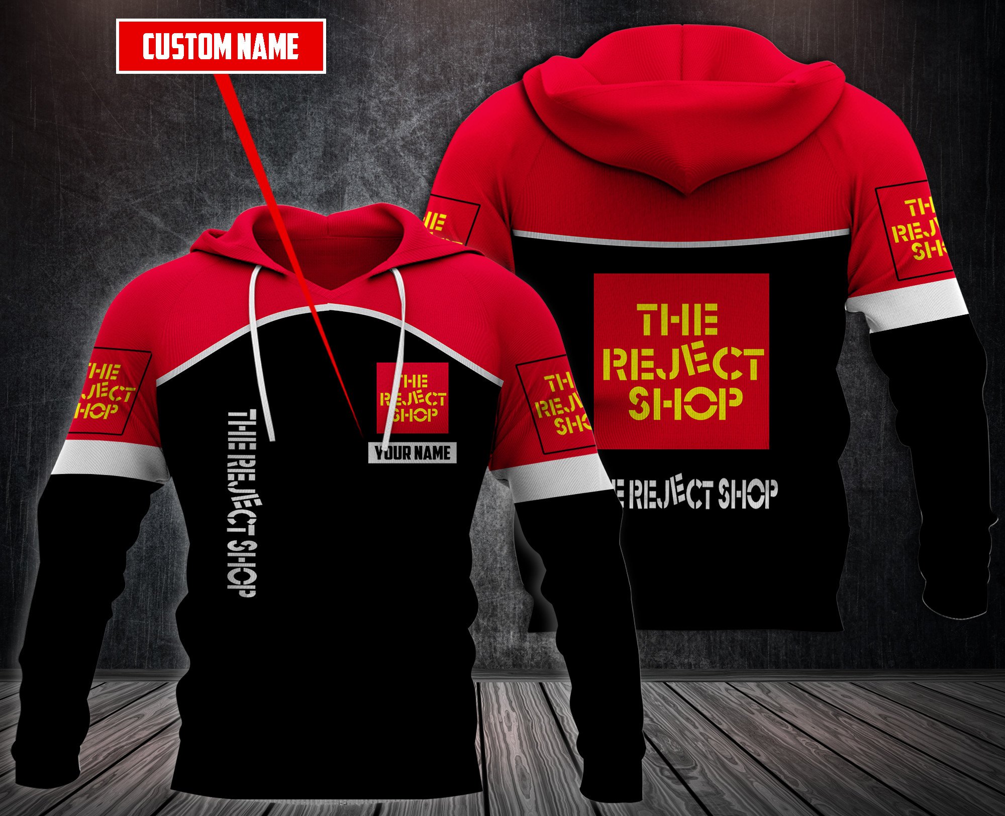 Personalized-The-Reject-Shop-Custom-Hoodie-Fleece-Hoodie-2