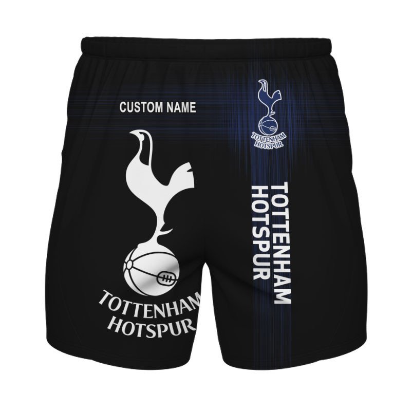 Personalized Tottenham Hotspur Black Custom 3D Shirt Personalized Tottenham Hotspur Black Custom 3D Shirt
