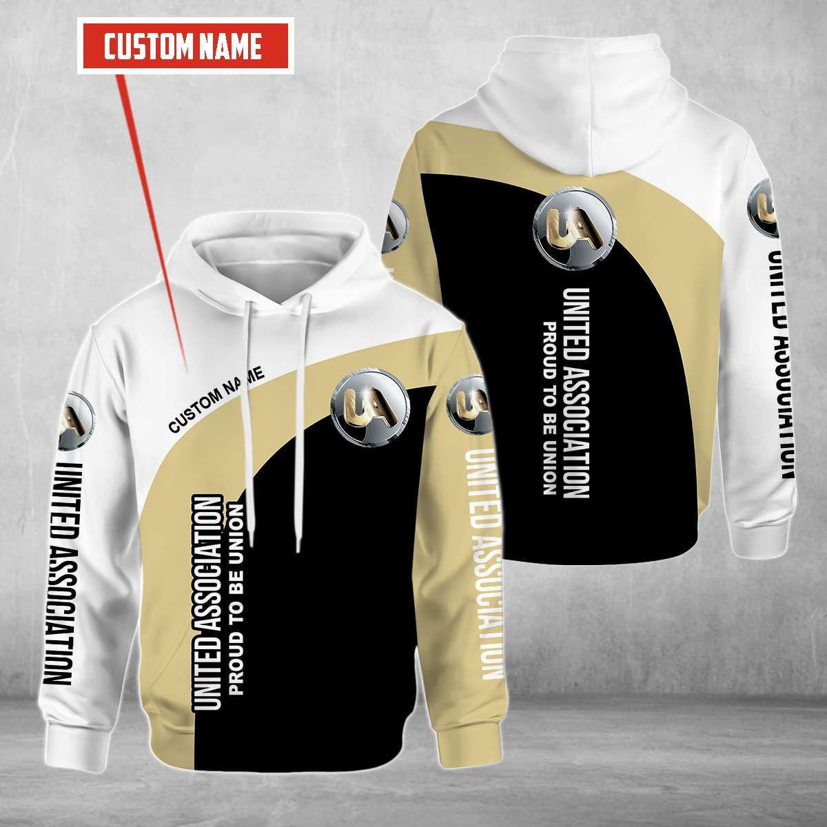 Personalized United Association Custom All Over Print 3D Hoodie Personalized United Association Custom All Over Print 3D Hoodie