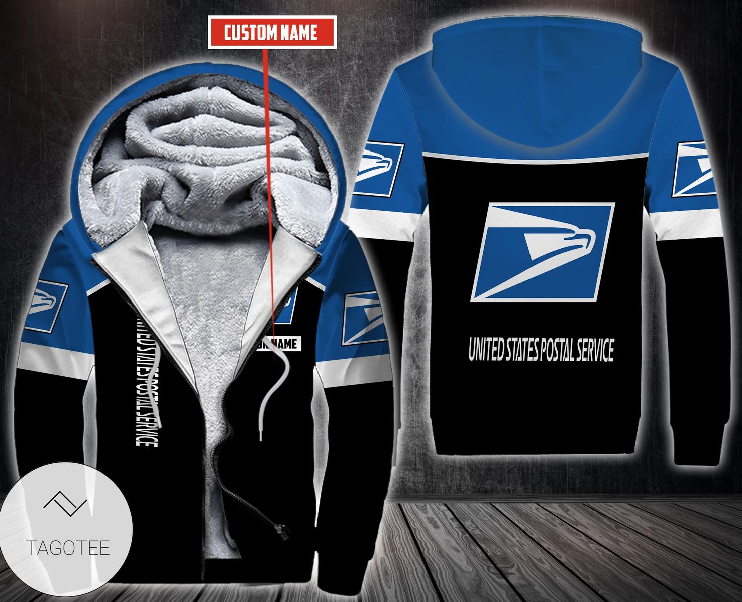 Personalized Usps Fleece Hoodie Personalized Usps Fleece Hoodie