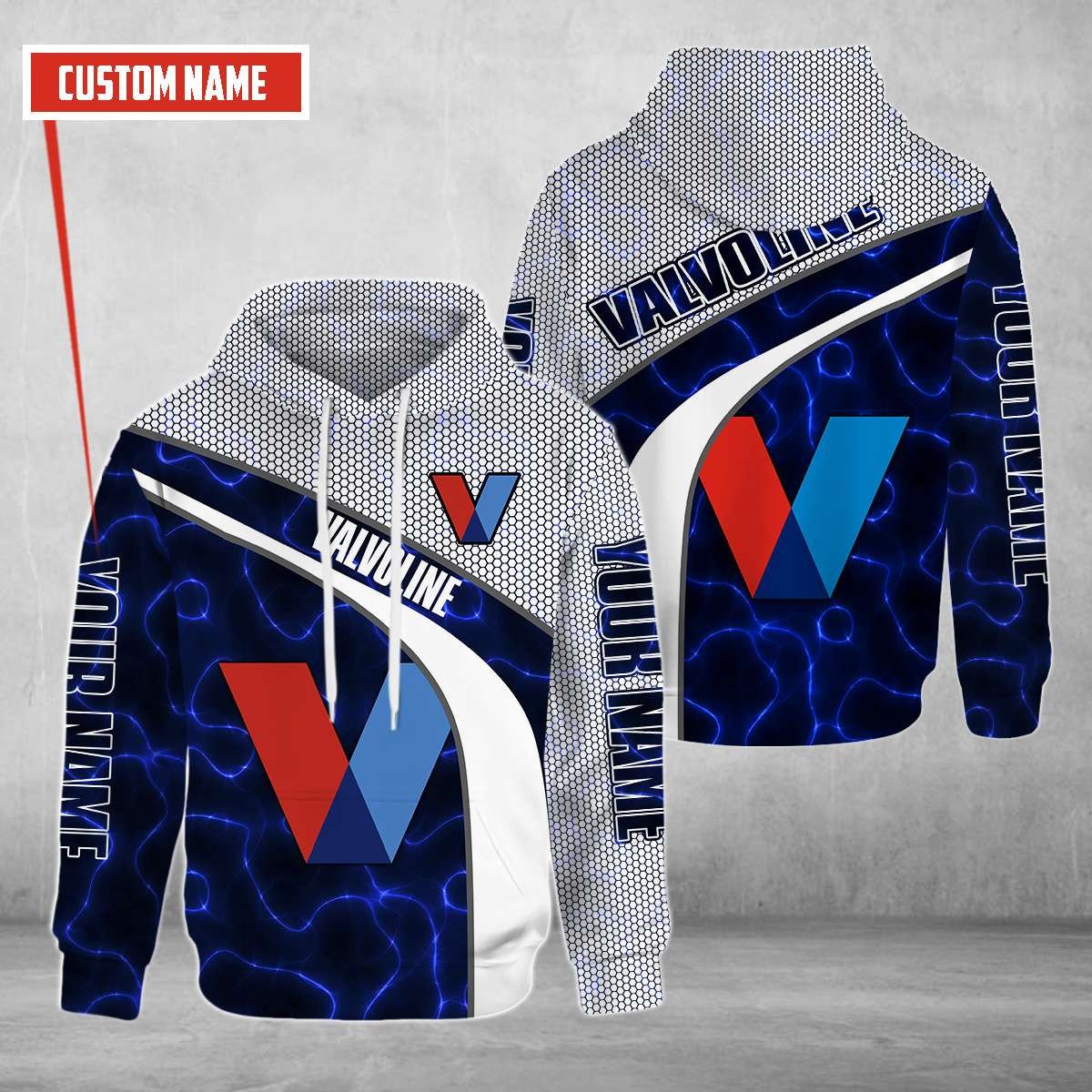 Personalized Valvoline Custom All Over Print 3D Hoodie Personalized Valvoline Custom All Over Print 3D Hoodie