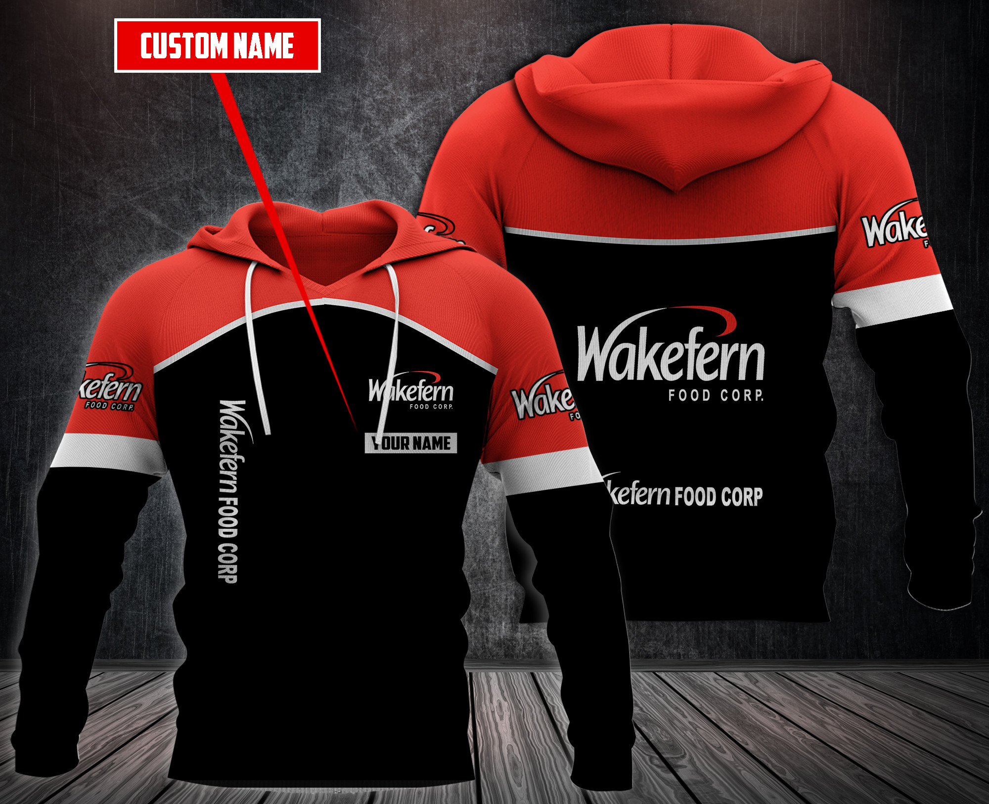 Personalized-Wakefern-Food-Corp-3D-Fleece-Hoodie-Hoodie-2